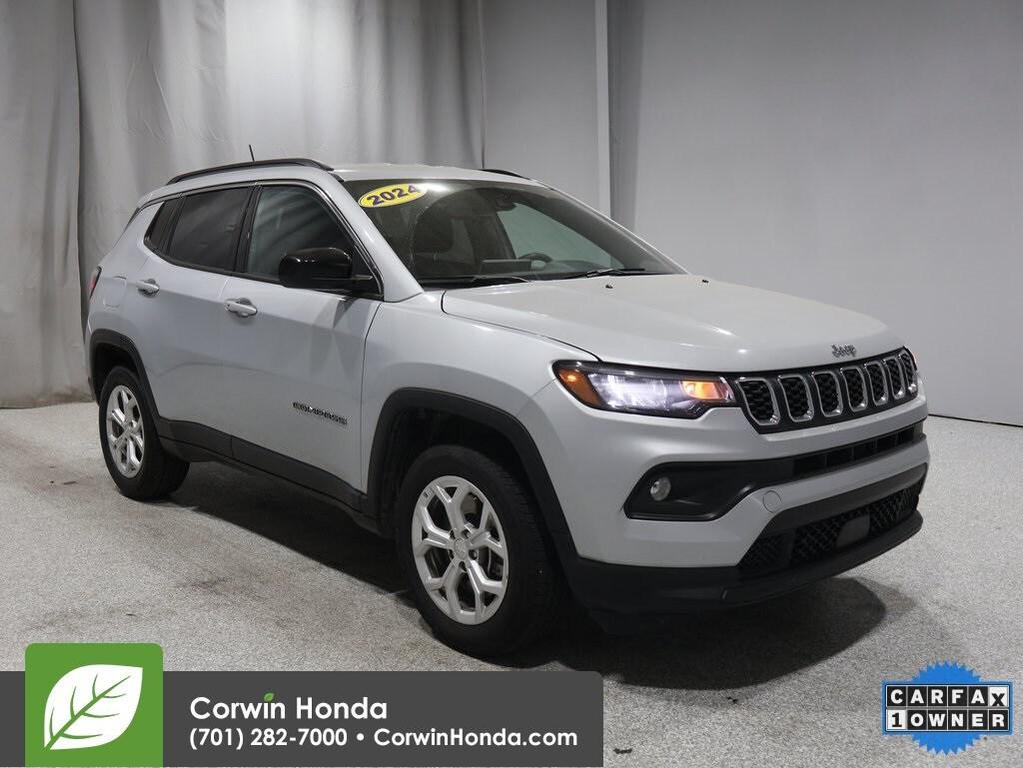 used 2024 Jeep Compass car, priced at $21,000