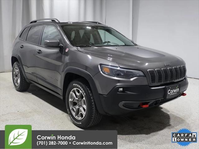 used 2021 Jeep Cherokee car, priced at $22,500