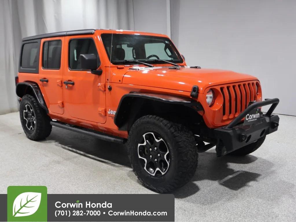 used 2020 Jeep Wrangler Unlimited car, priced at $26,000