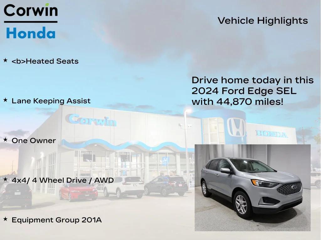 used 2024 Ford Edge car, priced at $22,195