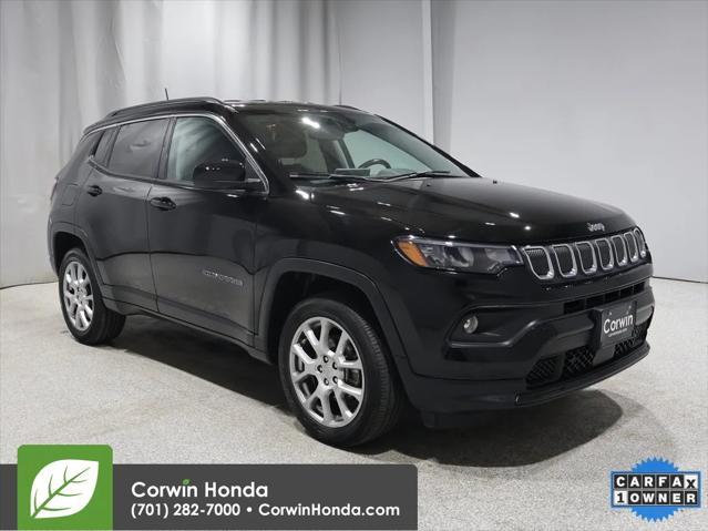 used 2022 Jeep Compass car, priced at $22,400
