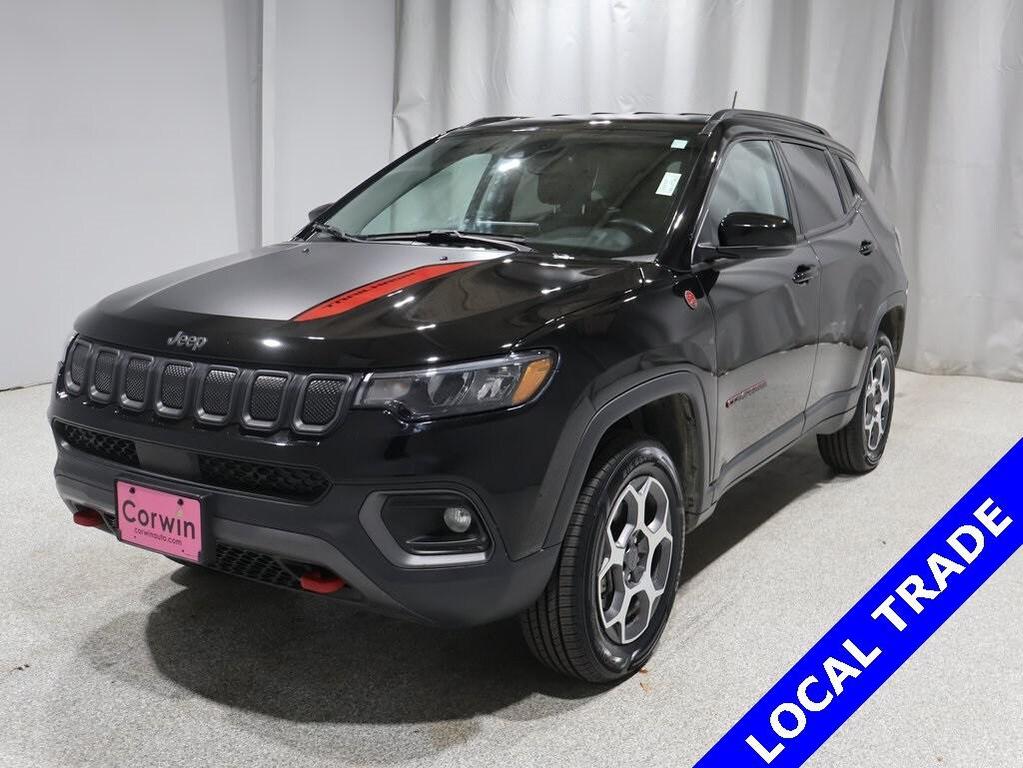 used 2022 Jeep Compass car, priced at $22,700