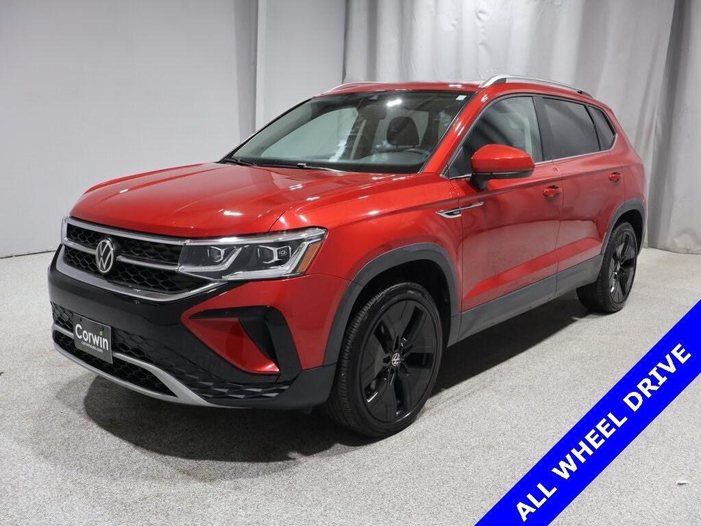 used 2022 Volkswagen Taos car, priced at $21,000