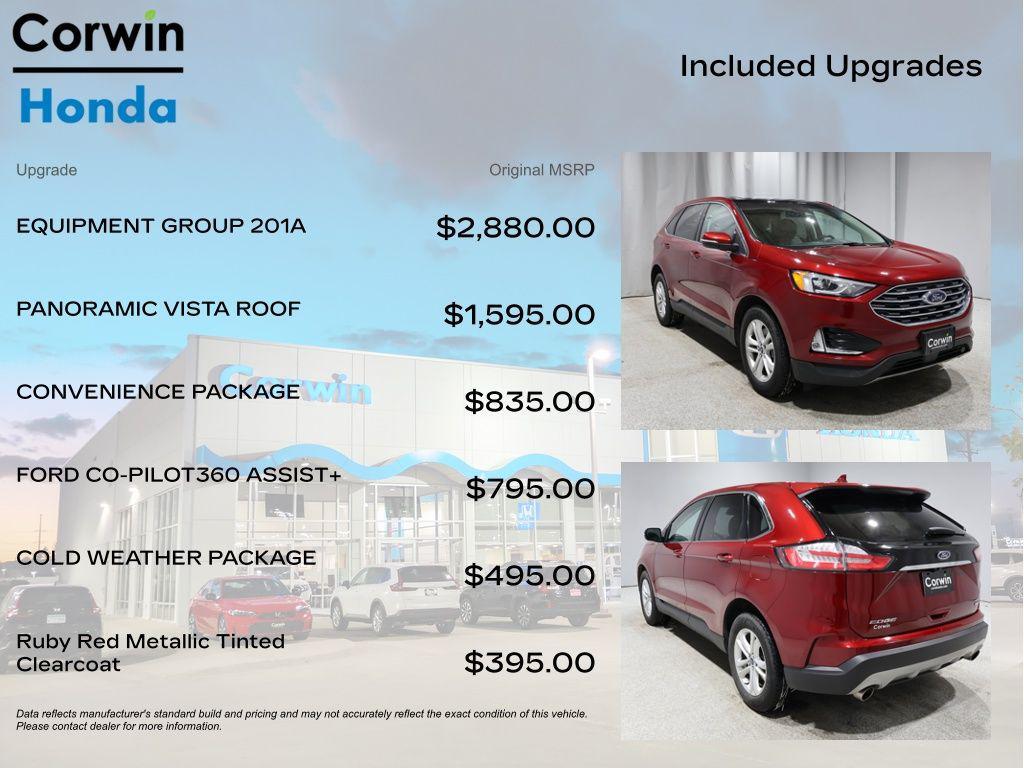 used 2019 Ford Edge car, priced at $16,500