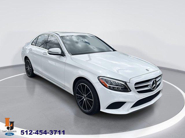 used 2021 Mercedes-Benz C-Class car, priced at $28,000