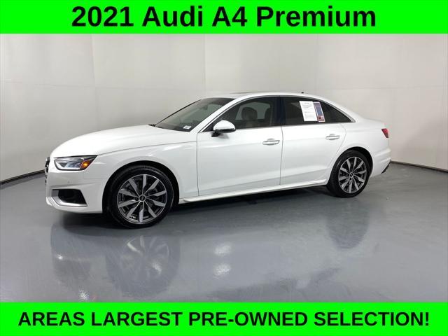 used 2021 Audi A4 car, priced at $22,998
