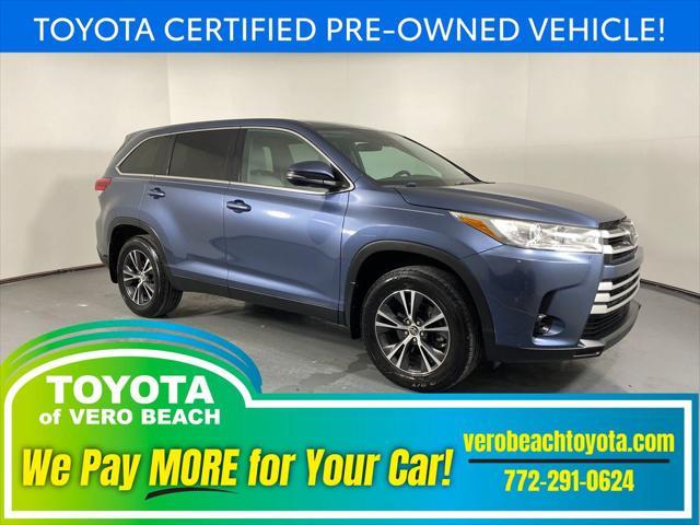 used 2019 Toyota Highlander car, priced at $24,699