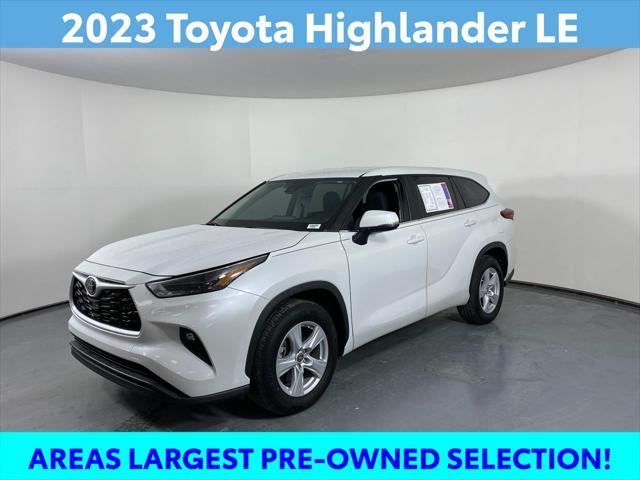 used 2023 Toyota Highlander car, priced at $37,498