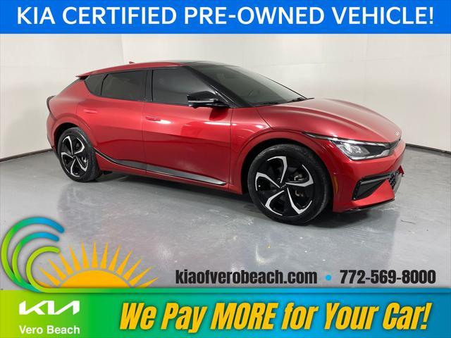 used 2022 Kia EV6 car, priced at $27,995
