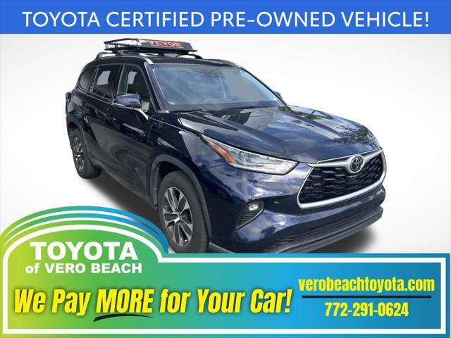 used 2021 Toyota Highlander car, priced at $29,998