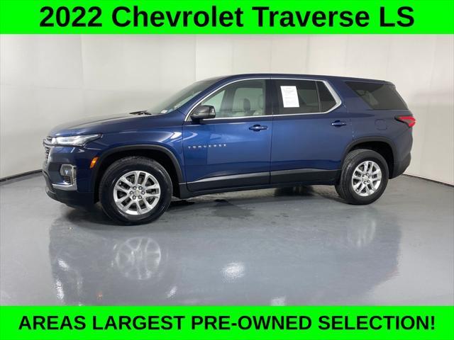 used 2022 Chevrolet Traverse car, priced at $24,998