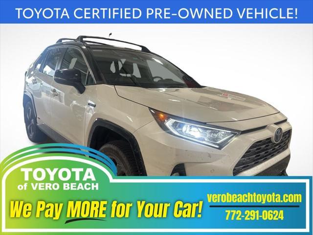 used 2020 Toyota RAV4 Hybrid car, priced at $26,998