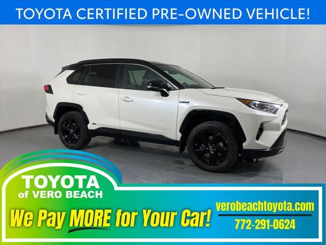 used 2020 Toyota RAV4 Hybrid car, priced at $23,976