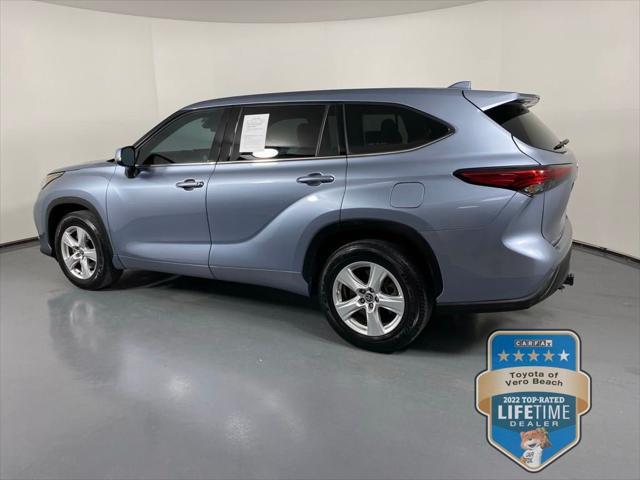 used 2020 Toyota Highlander car, priced at $24,897