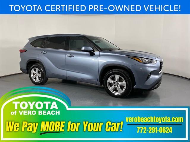 used 2020 Toyota Highlander car, priced at $24,897