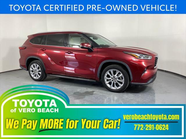 used 2021 Toyota Highlander Hybrid car, priced at $35,892