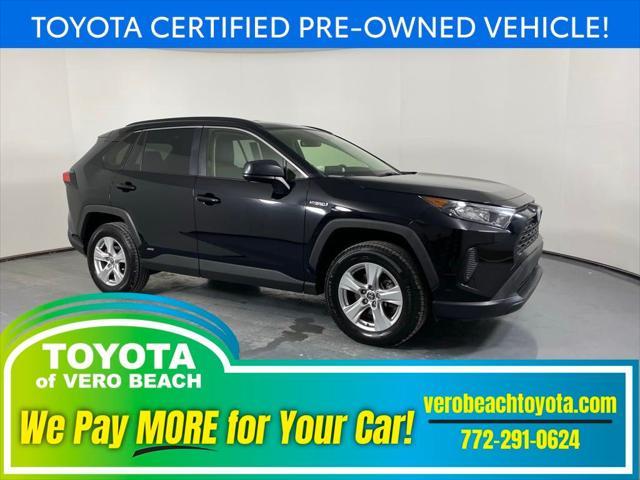 used 2020 Toyota RAV4 Hybrid car, priced at $27,998