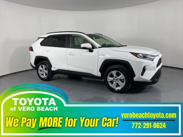 used 2020 Toyota RAV4 Hybrid car, priced at $27,594