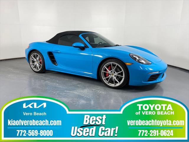 used 2018 Porsche 718 Boxster car, priced at $63,995