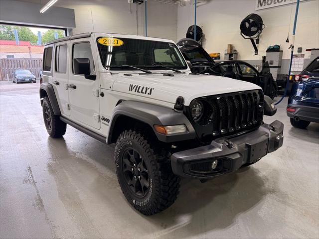 used 2021 Jeep Wrangler car, priced at $29,999