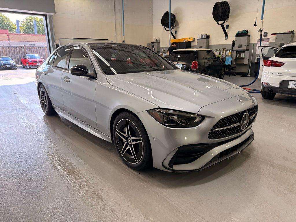 used 2022 Mercedes-Benz C-Class car, priced at $34,498
