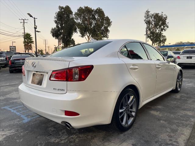 used 2012 Lexus IS 250 car, priced at $13,999