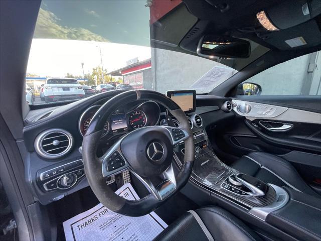 used 2017 Mercedes-Benz AMG C 63 car, priced at $38,999