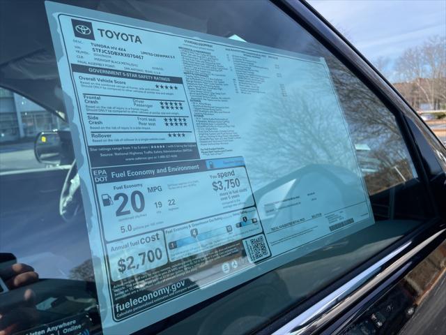 new 2024 Toyota Tundra Hybrid car, priced at $65,479