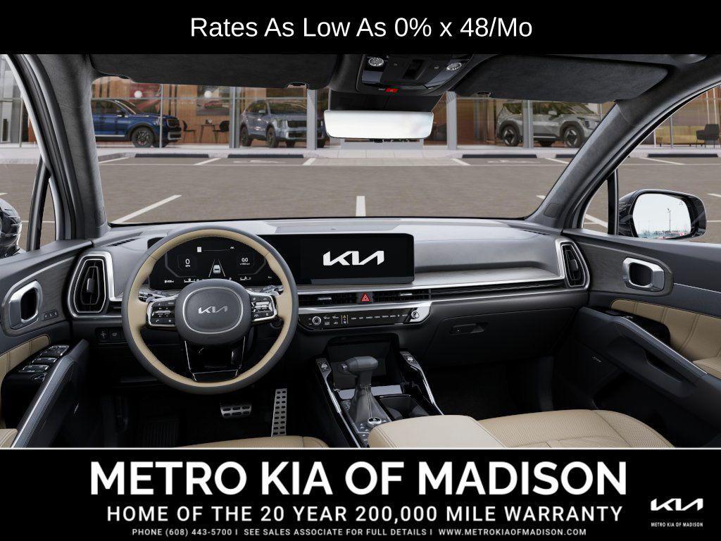 new 2025 Kia Sorento car, priced at $50,650