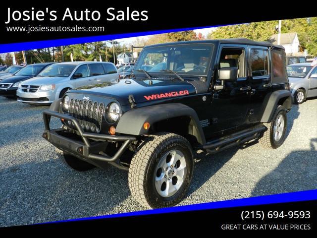 used 2010 Jeep Wrangler Unlimited car, priced at $13,600