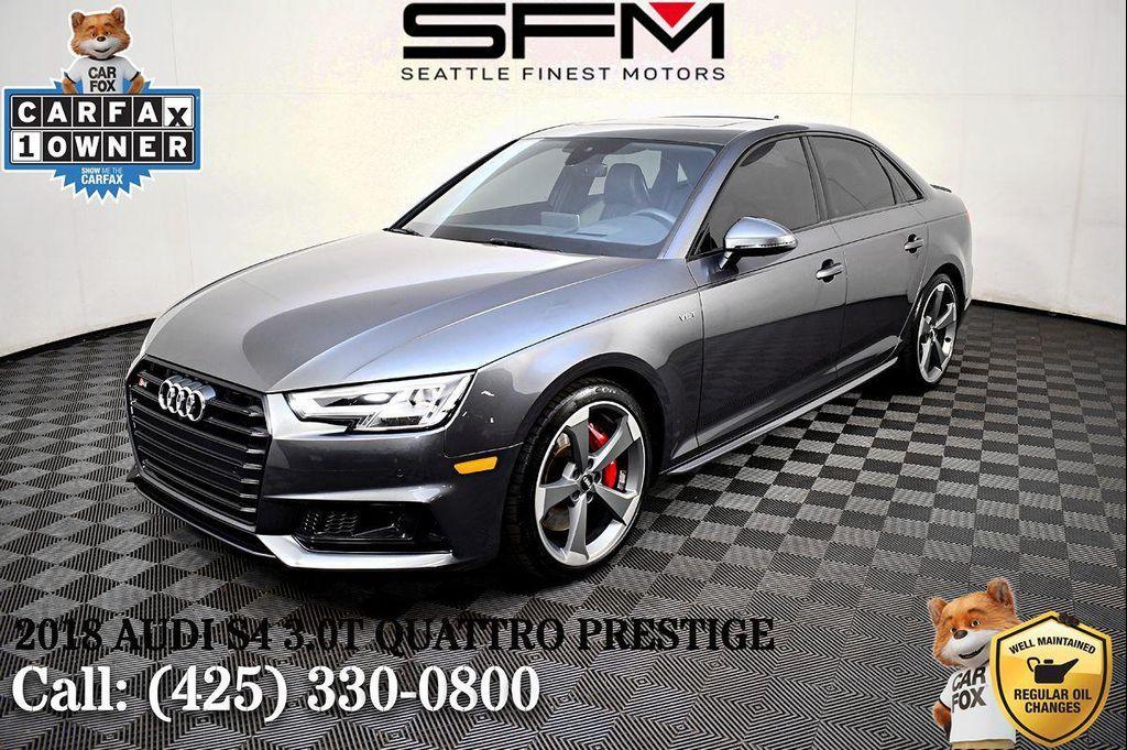 used 2018 Audi S4 car, priced at $24,500