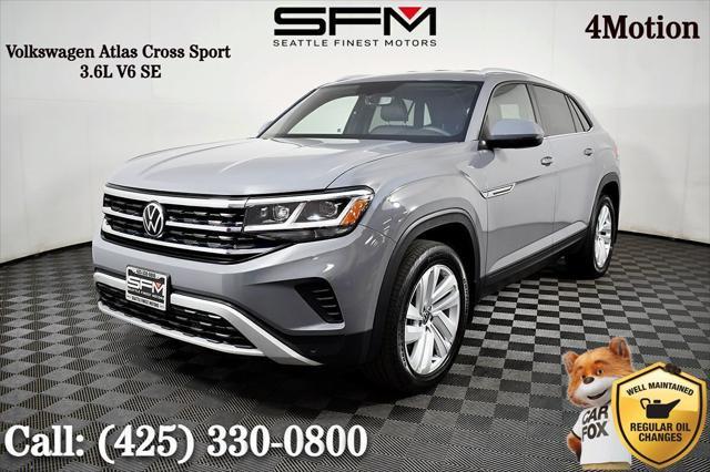 used 2021 Volkswagen Atlas Cross Sport car, priced at $25,500