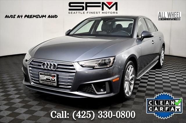 used 2019 Audi A4 car, priced at $19,999