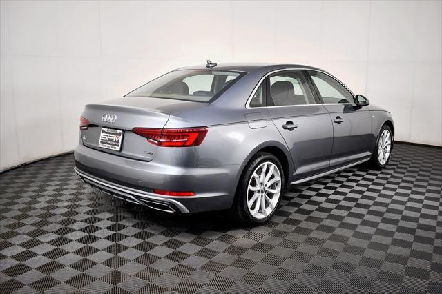 used 2019 Audi A4 car, priced at $19,999