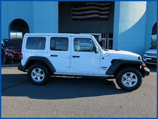 used 2021 Jeep Wrangler Unlimited car, priced at $32,987