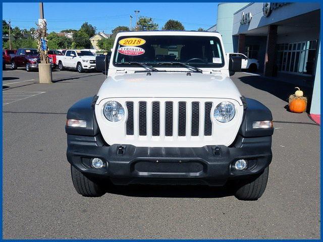used 2018 Jeep Wrangler Unlimited car, priced at $24,489