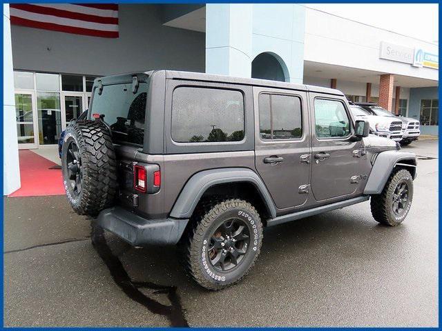 used 2020 Jeep Wrangler Unlimited car, priced at $36,350