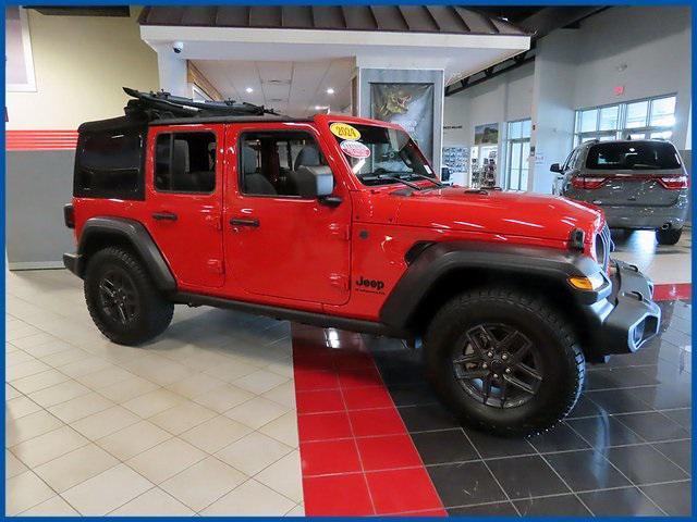 used 2024 Jeep Wrangler car, priced at $39,998