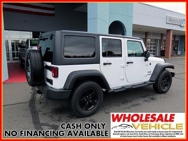 used 2017 Jeep Wrangler Unlimited car, priced at $13,500