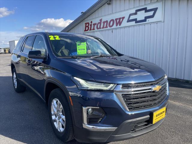 used 2022 Chevrolet Traverse car, priced at $27,990