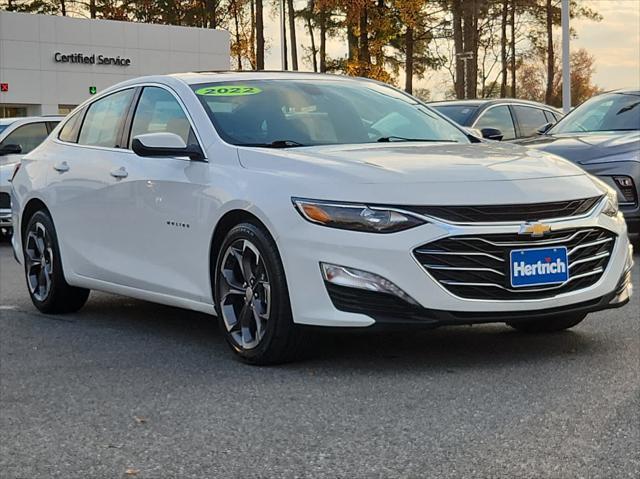 used 2022 Chevrolet Malibu car, priced at $17,788