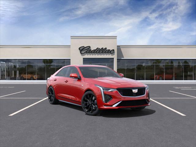 new 2025 Cadillac CT4 car, priced at $50,560