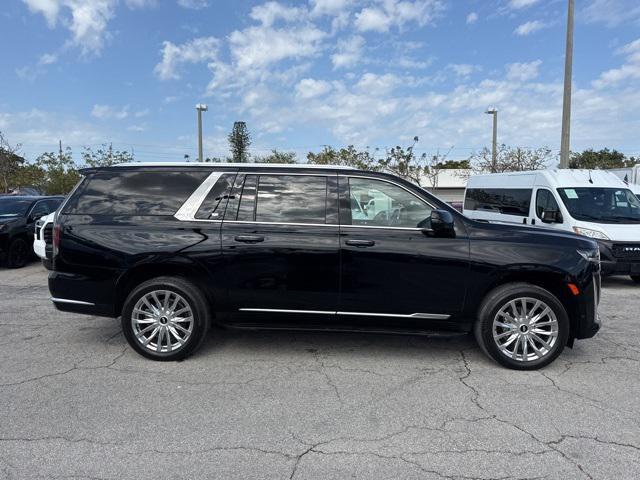 used 2023 Cadillac Escalade ESV car, priced at $71,888