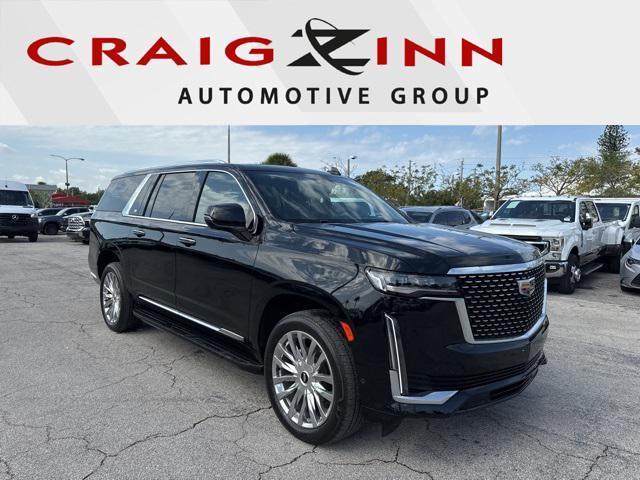 used 2023 Cadillac Escalade ESV car, priced at $71,888