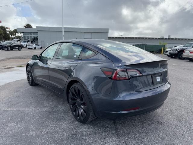 used 2023 Tesla Model 3 car, priced at $34,888