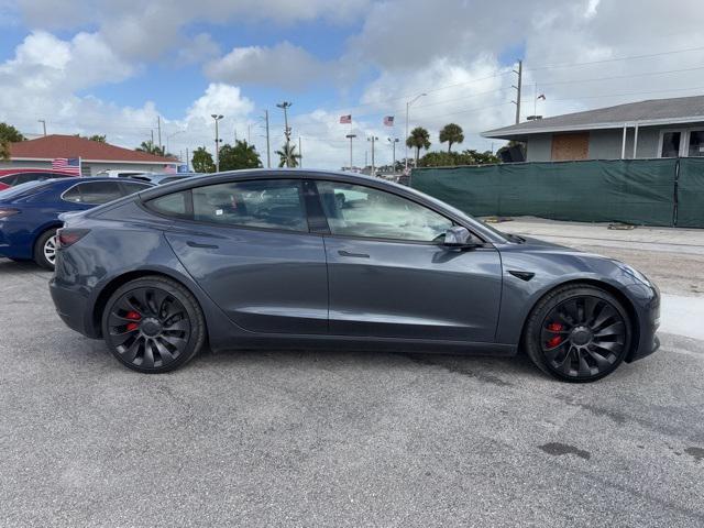 used 2023 Tesla Model 3 car, priced at $34,888