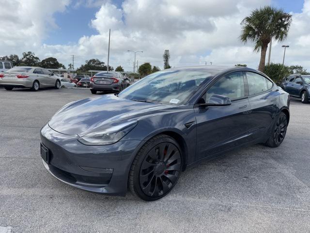 used 2023 Tesla Model 3 car, priced at $34,888