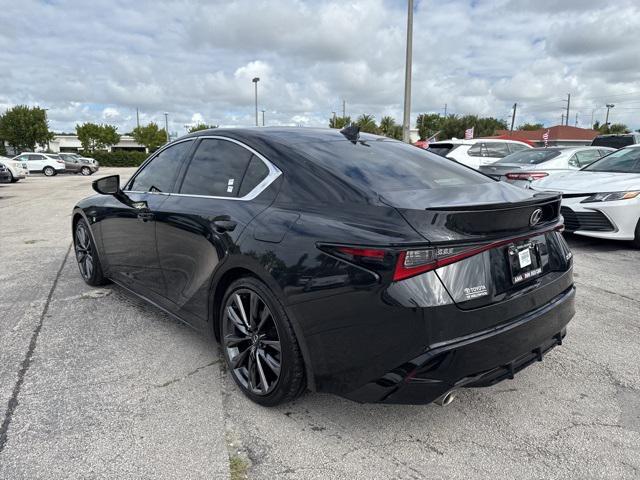 used 2024 Lexus IS 350 car, priced at $46,888