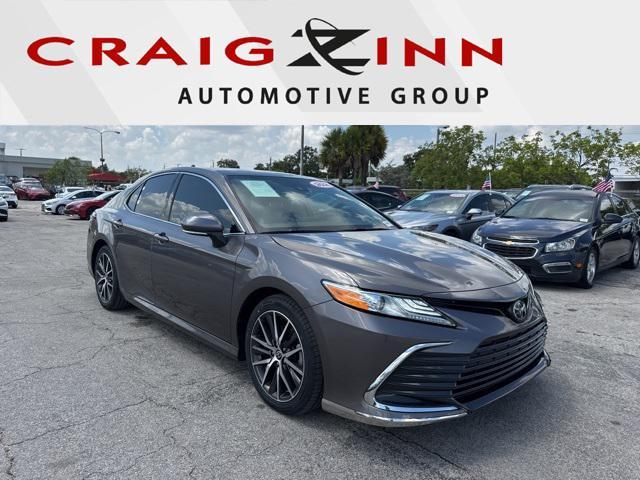 used 2021 Toyota Camry car, priced at $28,988