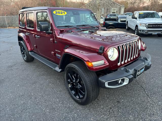 used 2021 Jeep Wrangler Unlimited car, priced at $35,527